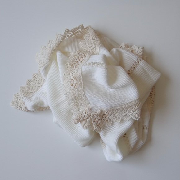 unisex baby knit blanket NEW - Picture 2 of 3